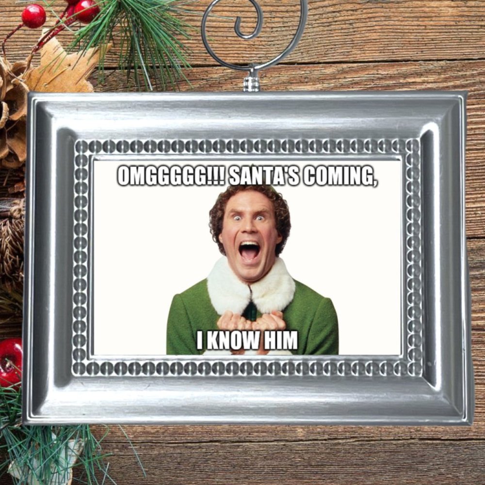 Elf Movie Memorabilia Christmas Tree Ornament